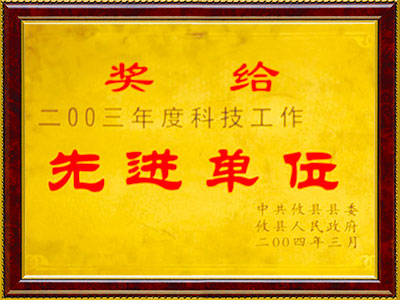 2003 先進(jìn)單位